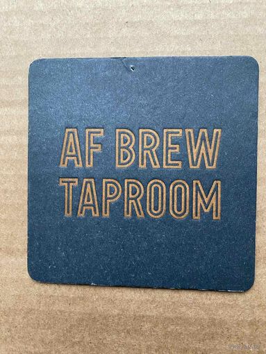 Подставка под пиво пивоварни "AF Brew" /Россия/ No 1