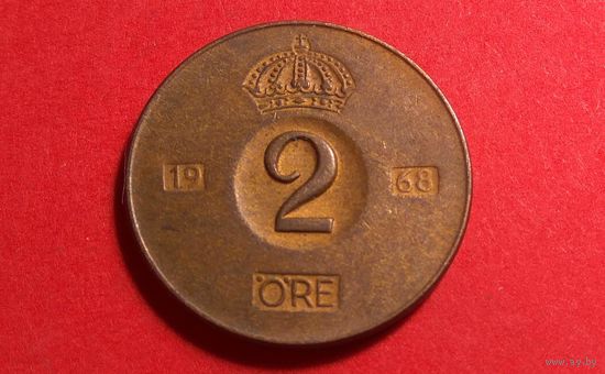 2 эре 1968. Швеция.