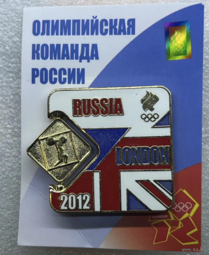 Официальный знак сборной России по тяжёлой атлетике на Олимпиаде в Лондоне 2012