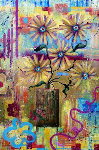 Картина интерьерная абстракция