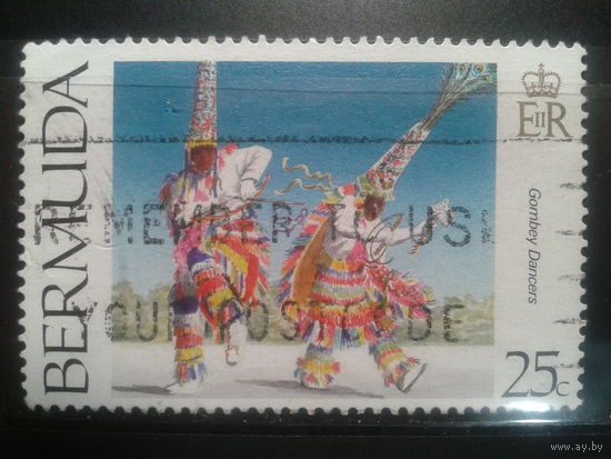 Бермуды, колония Англии, 1994. Танцоры Гомби
