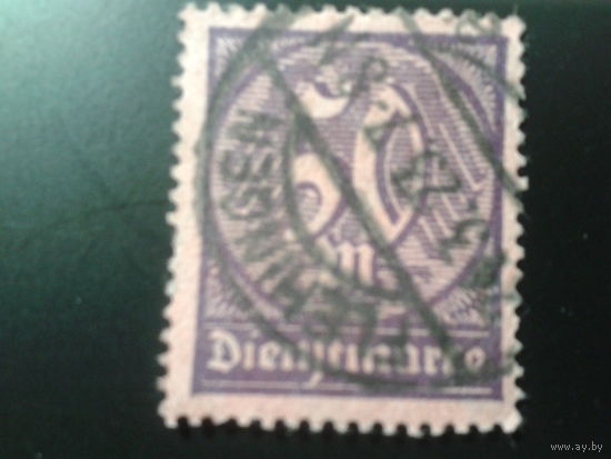 Германия 1922 служебная марка