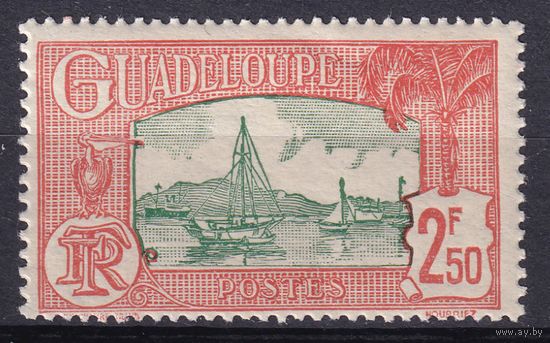 85.FrK. Франция. Колонии. Гваделупа. Местные мотивы. 1940 г. 2,5 Fr. Mi.#162.