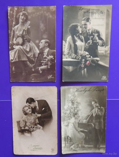 Открытки "Флирт", Франция, до 1917 г.