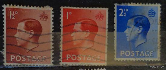 Король Эдуард VIII. Великобритания. Дата выпуска: 1936-09-01 3 шт