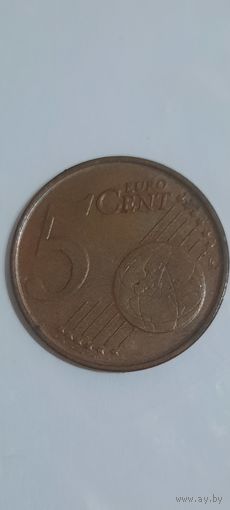 Бельгия 5 евроцентов 1999