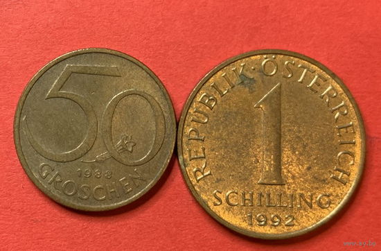 Австрия 2 монеты
