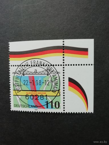 Германия. 1998 Марка "Глиникский мост" (гашеная с клеем) Mi.1967 каталог 1.00 евро