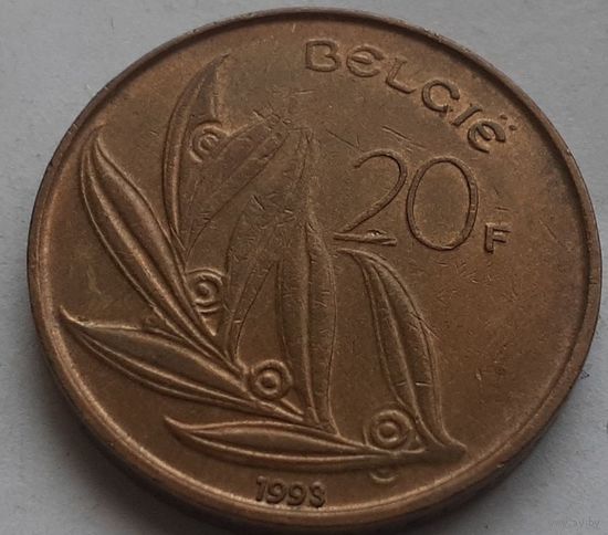 Бельгия 20 франков, 1993