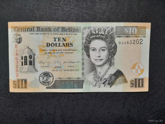 10 долларов 2011 года. Белиз. Распродажа
