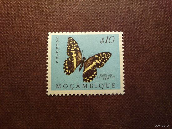 Мозамбик 1953 г.Бабочка Цитрусовый ласточкин хвост или рождественская бабочка ./27а/