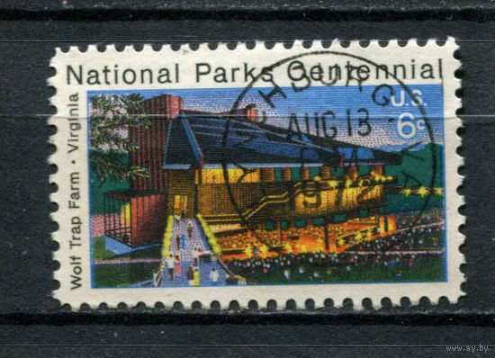 США - 1972 - Столетие национальных парков - [Mi. 1068] - полная серия - 1 марка. Гашеная.  (Лот 64AY)