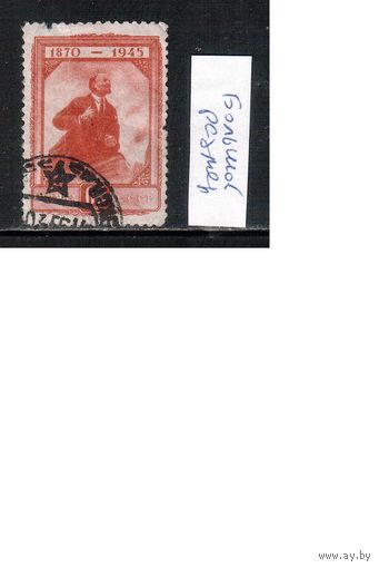 СССР-1945, (Заг.909 I) гаш., Ленин , большой размер