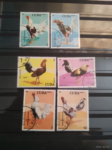 Куба 1981 г. Птицы. (гашеная)