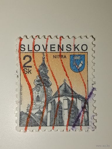 Словакия 1995 герб г. Нитра