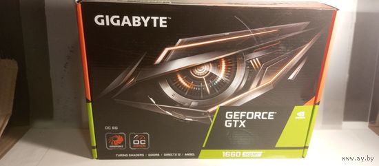 Коробка от видеокарты GIGABYTE GF GTX 1660 SUPER OC 6G