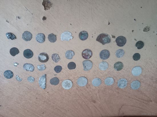 Лот билона и серебра на опыты и не только