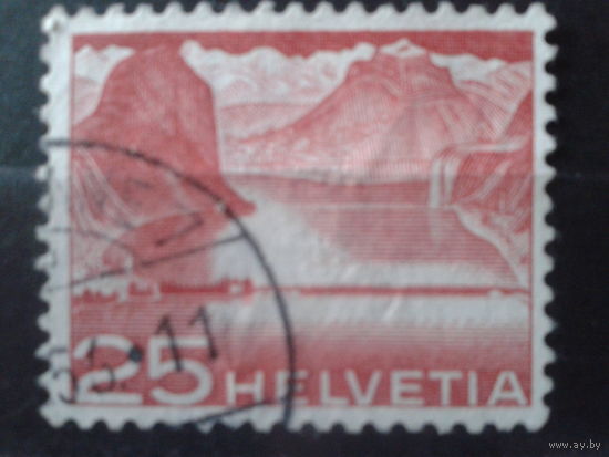 Швейцария 1949 Стандарт, природа и техника 25с
