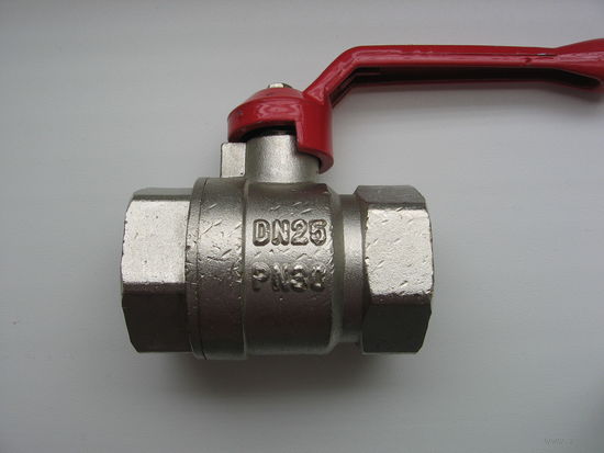 Кран Шаровый -латунный DN25(ДУ-25) PN30(с рычагом).