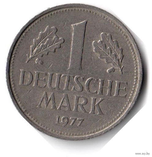 Германия. 1 марка. 1977 F
