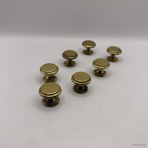 Латунные ручки для мебели, 7 шт. Франция. 3849