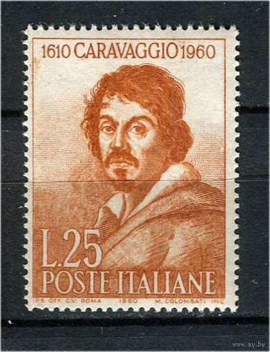 Италия - 1960 - Караваджо - [Mi. 1079] - полная серия - 1 марка. MNH.  (Лот 148AE)