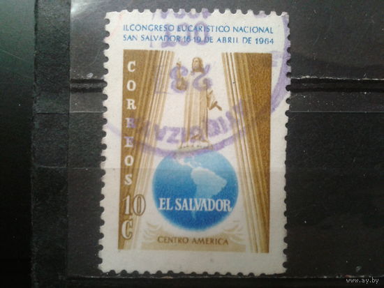 Сальвадор 1964 Христианская конференция, статуя Христа