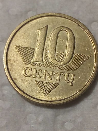 10 цента литва 2008 год