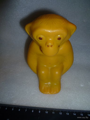 Резиновая игрушка.Обезьяна. СССР