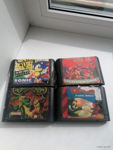 Картриджи для sega