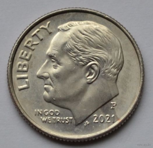 США, 10 центов (1 дайм), 2021 г. Р