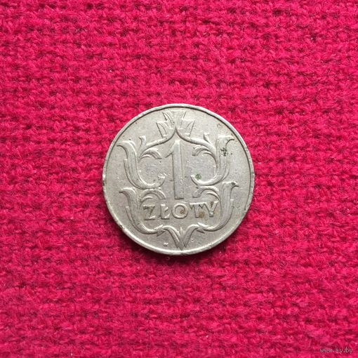 Польша 1 злотый 1929 г.