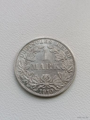 Монета 1 марка 1910 год Германия