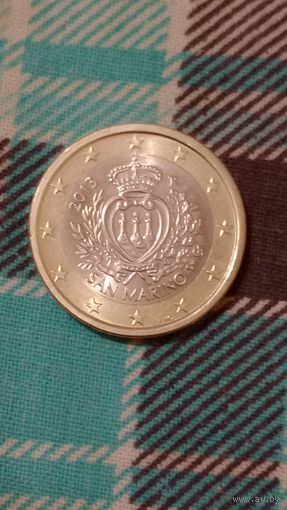 Сан Марино 1 евро 2013 unc