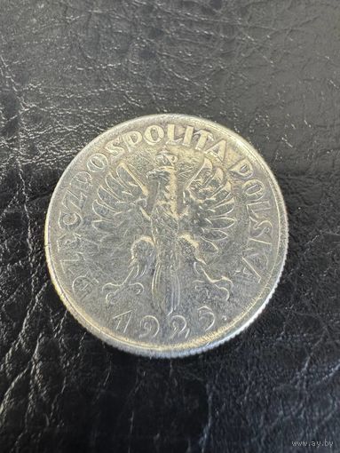 2 злотых 1925 с точкой после года