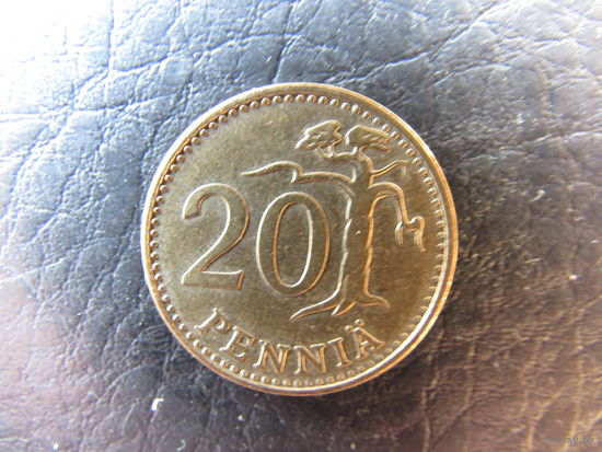 Финляндия. 20 пенни.1982. С 20 копеек. Распродажа коллекции. Смотрите другие лоты.