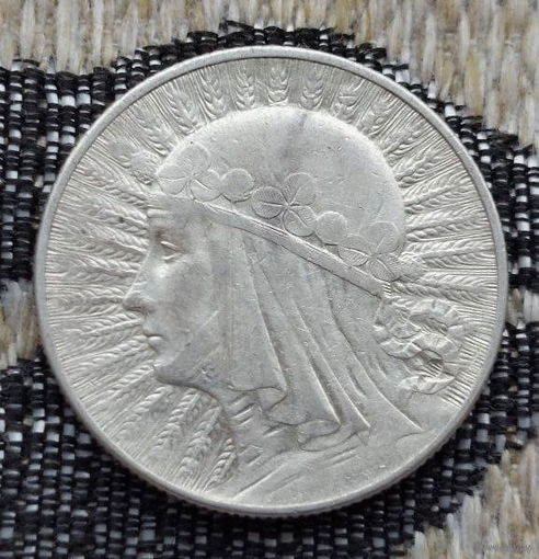 Польша 5 злотых 1934 года. Ядвига. Буква монетного двора. Серебро. Сторгуй за свою цену, предложи обмен!