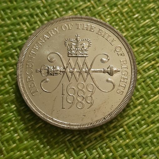 Великобритания 2 фунта 1989 г. ( 300 лет "Биллю о правах"  )