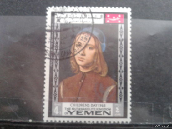 Йемен, 1968. День детей, жзивопись