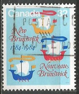 Канада. 200 лет Нью Баунсуика. 1984г. Mi#908.