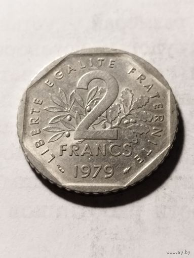Франция 2 франка 1979