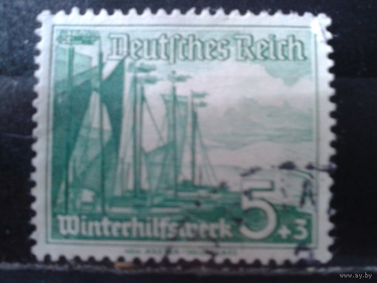Рейх 1937 Парусники в гавани 5+3
