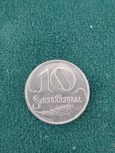 Латвия. 10 сантимов 1922