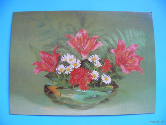 Круцко Ю., Композиция из цветов, 1988, чистая.