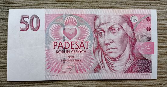 Werty71 Чехия 50 крон 1997 банкнота