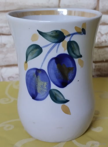 Чашка кофейная эпохи СССР. Полонский завод художественной керамики (Полонное - худ керамика), 1973-1991 гг