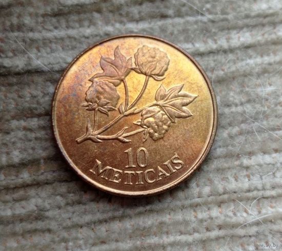 Werty71 Мозамбик 10 метикалов 1994 ветка  Хлопчатника