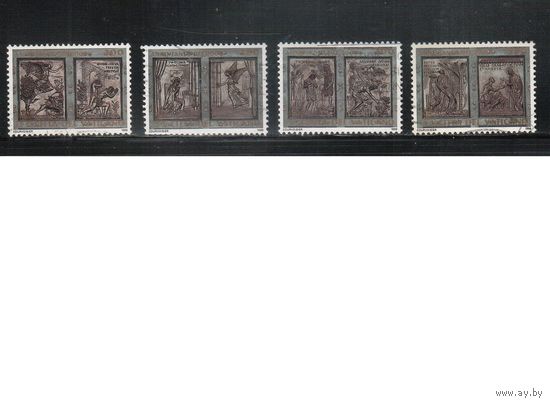 Ватикан-1999,(Мих.1303-1306) гаш. , Религия, Сюжеты