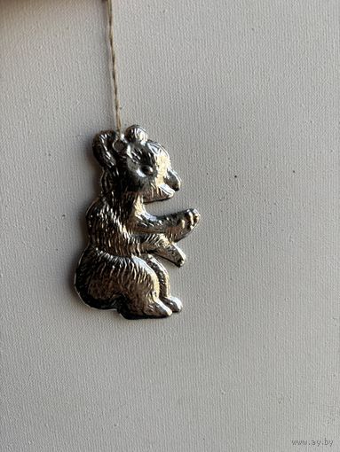 Елочная игрушка мишка СССР