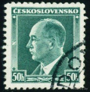 Президент Эдуард Бенеш Чехословакия 1937 год серия из 1 марки